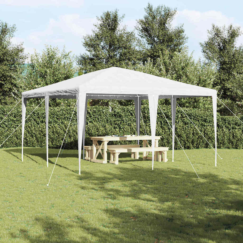 vidaXL Party Tent White 400 x 400 x 266 cm Polyethylene and Steel