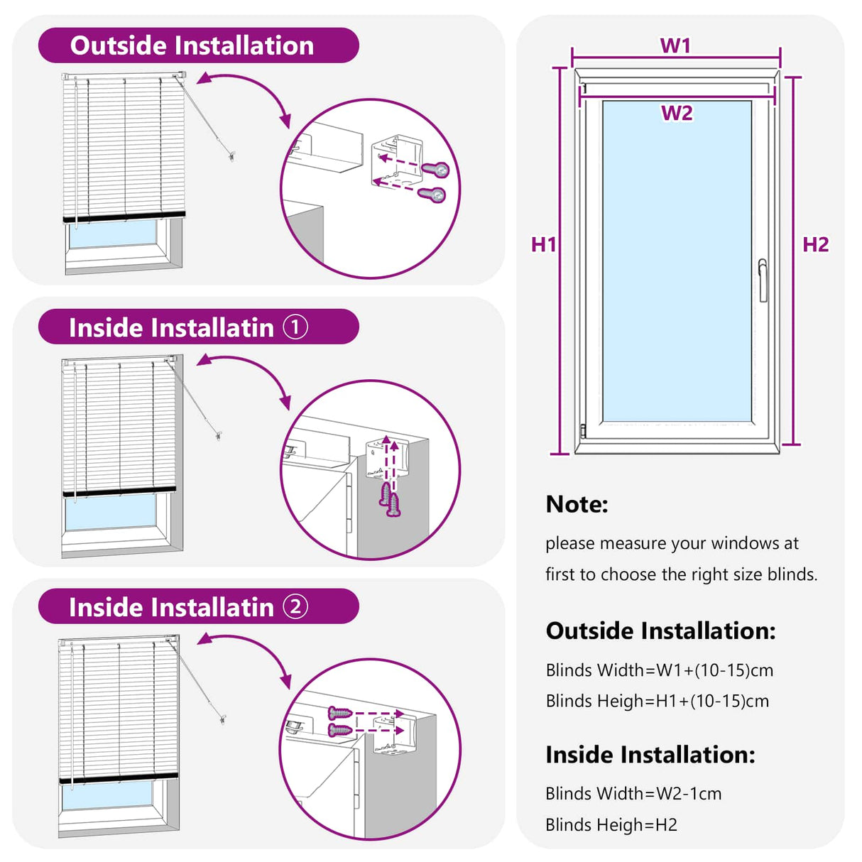 vidaXL Venetiaan Blind Verstelbaar Zilvergrijs 150 x 40 cm PVC