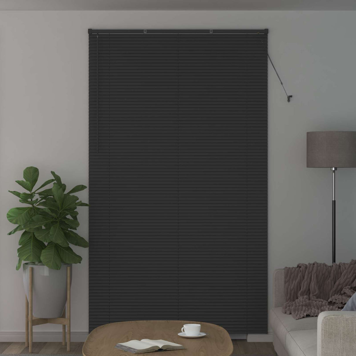 vidaXL Venetiaan Blind Verstelbaar Zilvergrijs 150 x 40 cm PVC