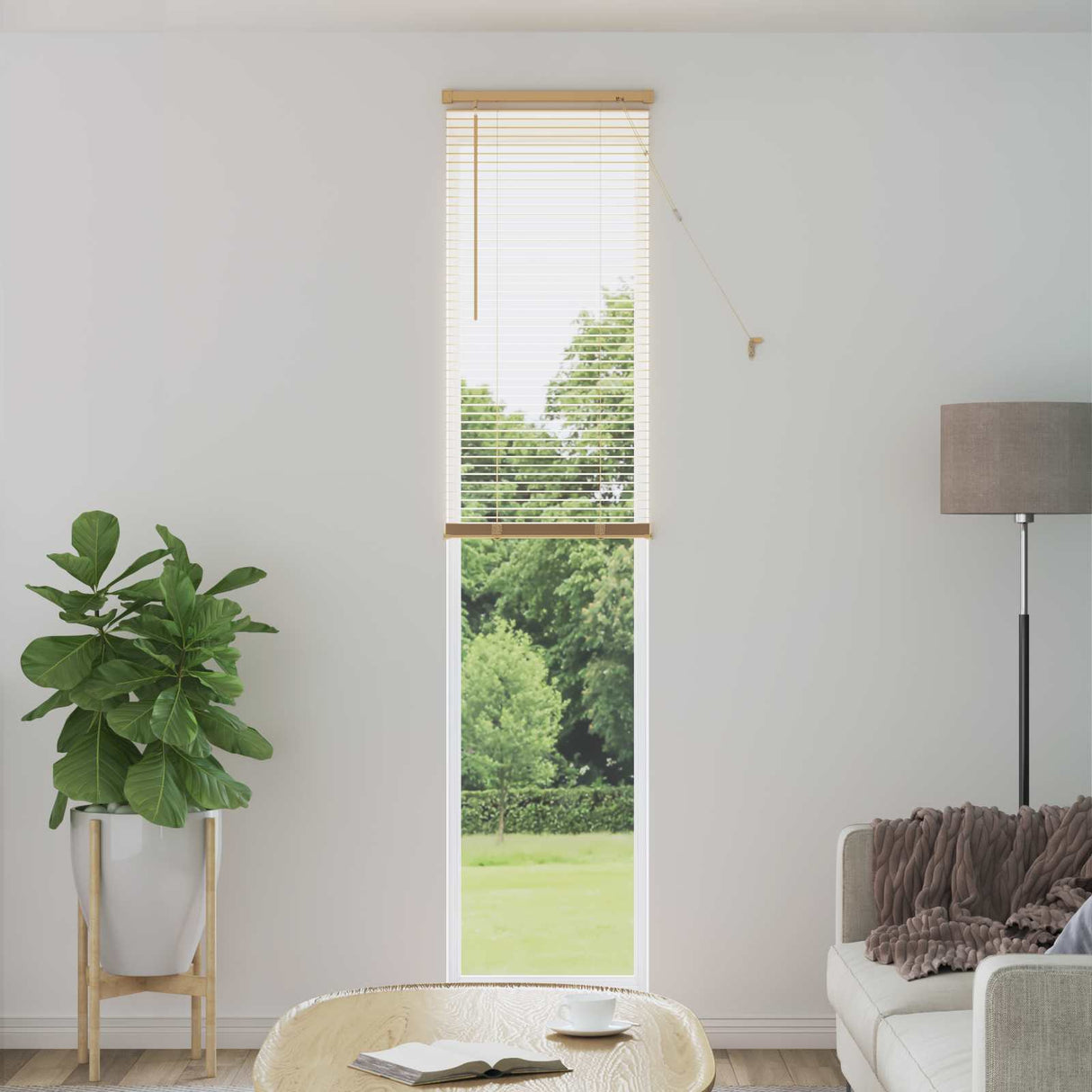 vidaXL Venetiaan Blind Verstelbaar Zilvergrijs 150 x 40 cm PVC