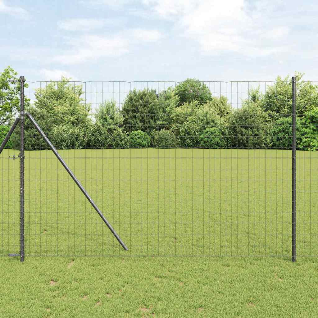 vidaXL Euro Hek Groen 1000 x 180 cm PVC-gelaagd ijzer
