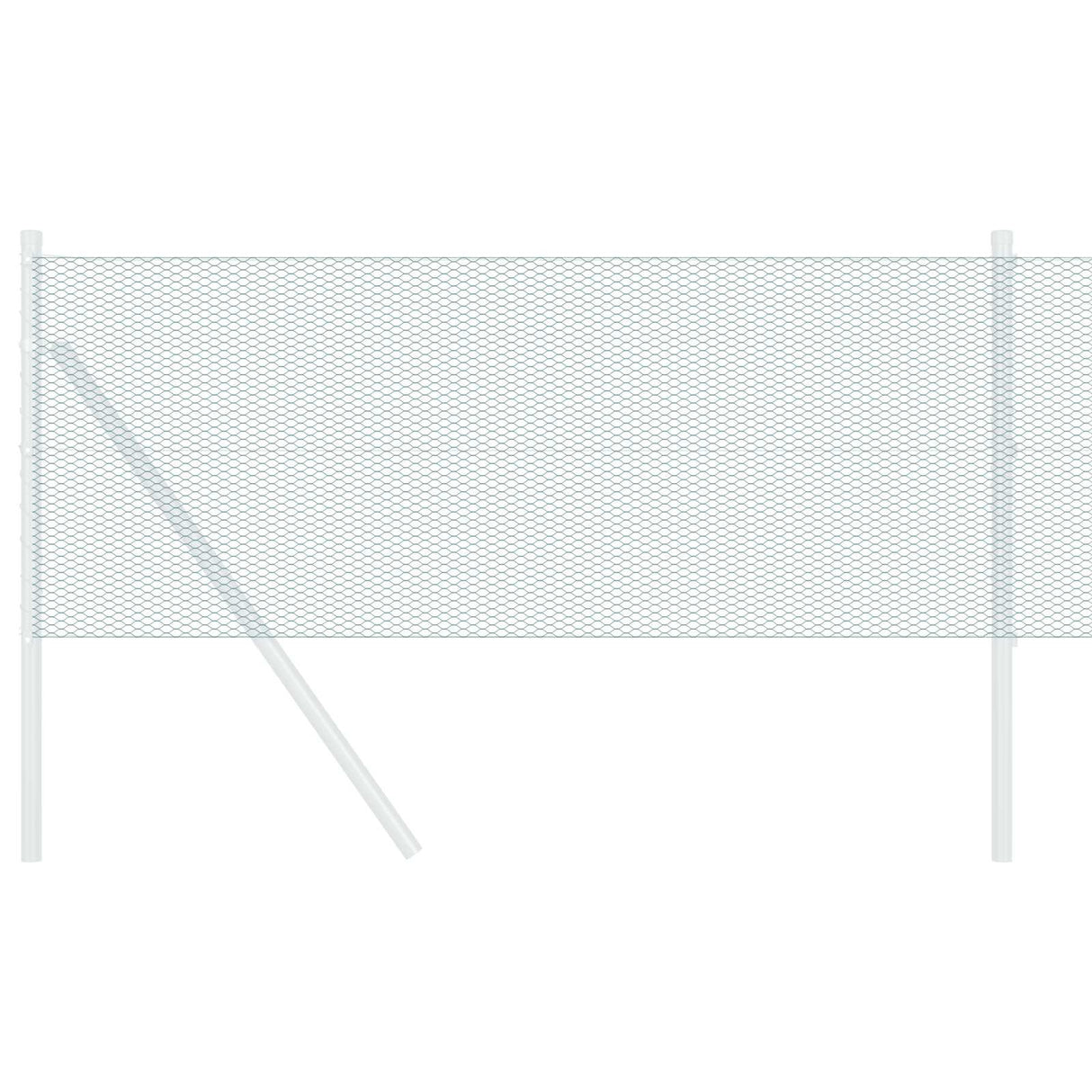 vidaXL Hexagon Hek Groen 0,4 x 10 m PVC