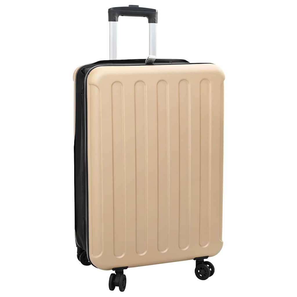 vidaXL Suitcase with lock Black 34 x 23 x 55.5 cm ABS Plastic