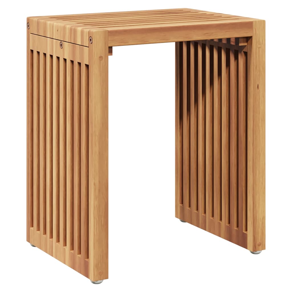 vidaXL Tuin Bijzettafel 3 pcs Bruin 33 x 44,5 x 51 cm Massief Teakhout
