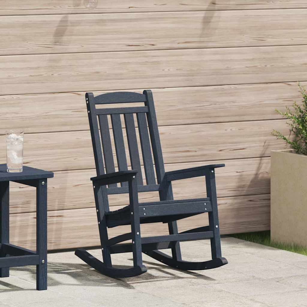 vidaXL Garden Rocking Chair White 92 x 70 x 108 cm HDPE
