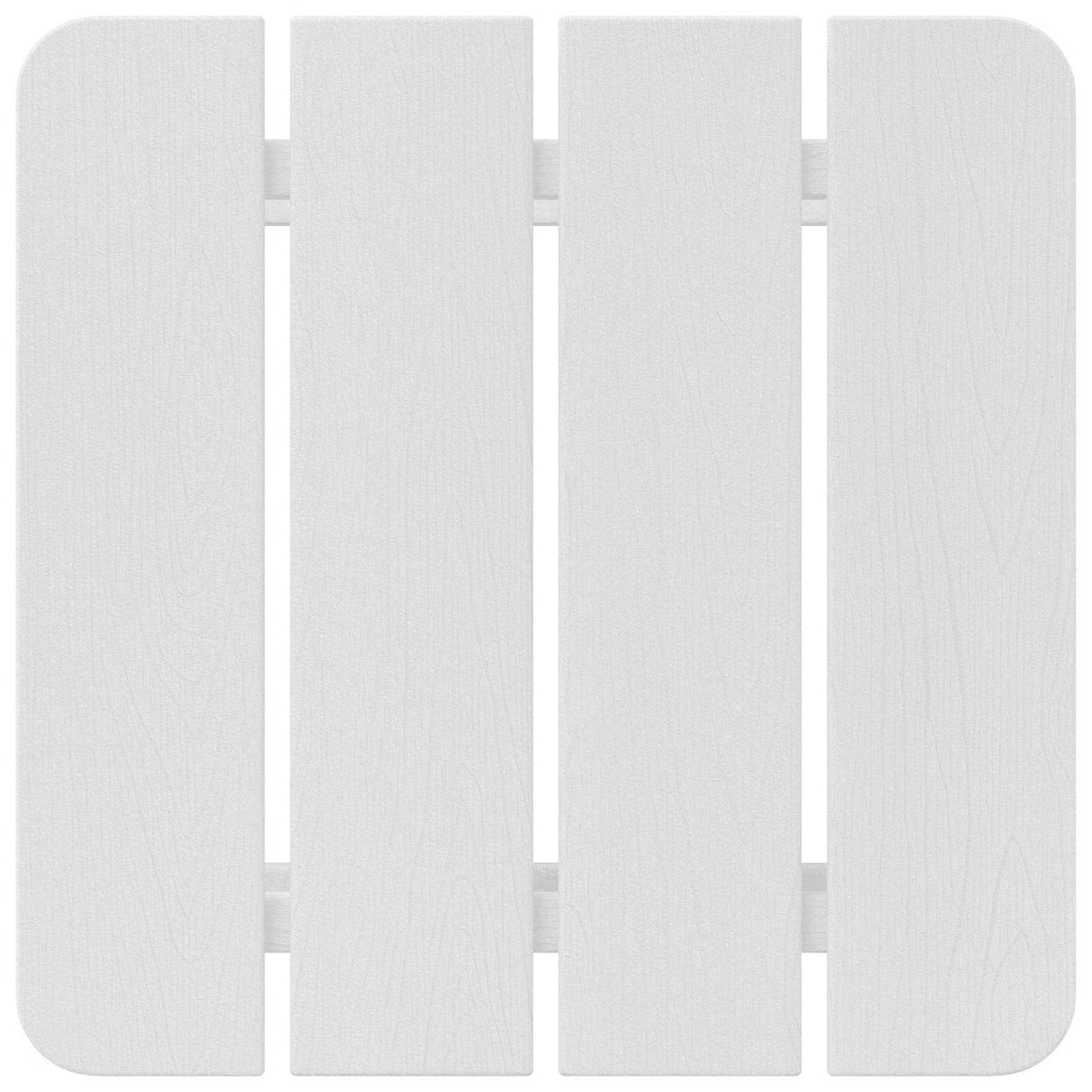 vidaXL Side Table White 38 x 38 x 46 cm Polyethylene