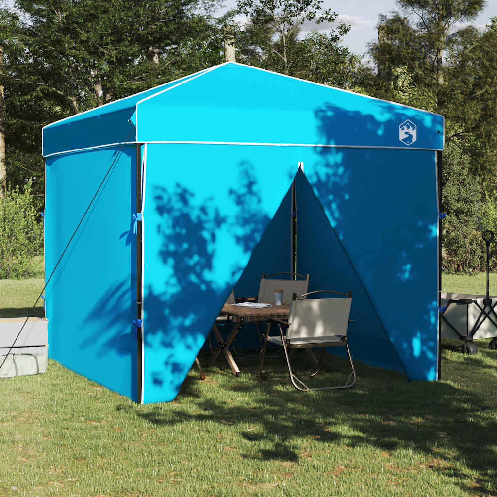 vidaXL Awning Tent Blue 243 x 243 x 251 cm Fabric