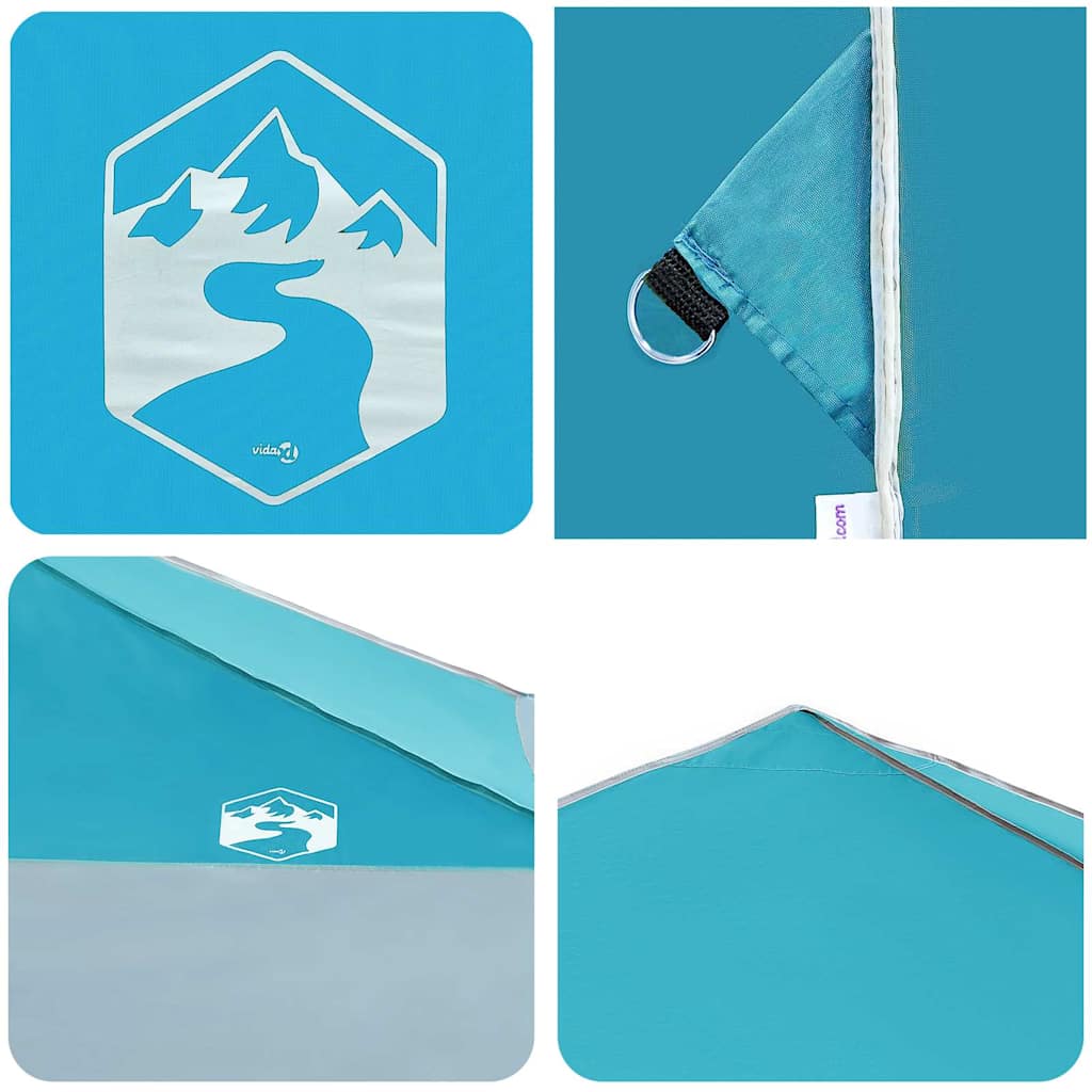 vidaXL Awning Tent Blue 395 x 395 x 251 cm Fabric