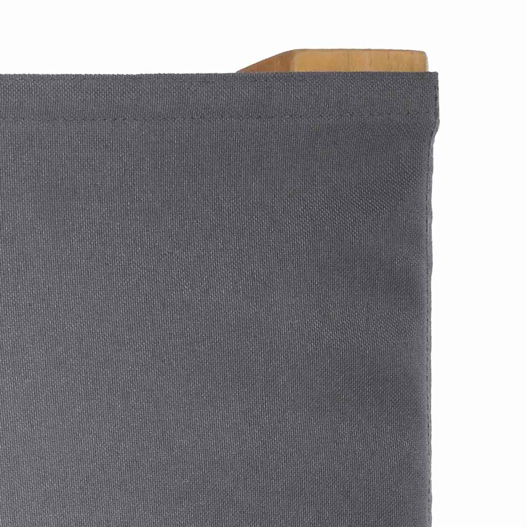 vidaXL Regisseursstoel inklapbaar massief teakhout crèmekleurig