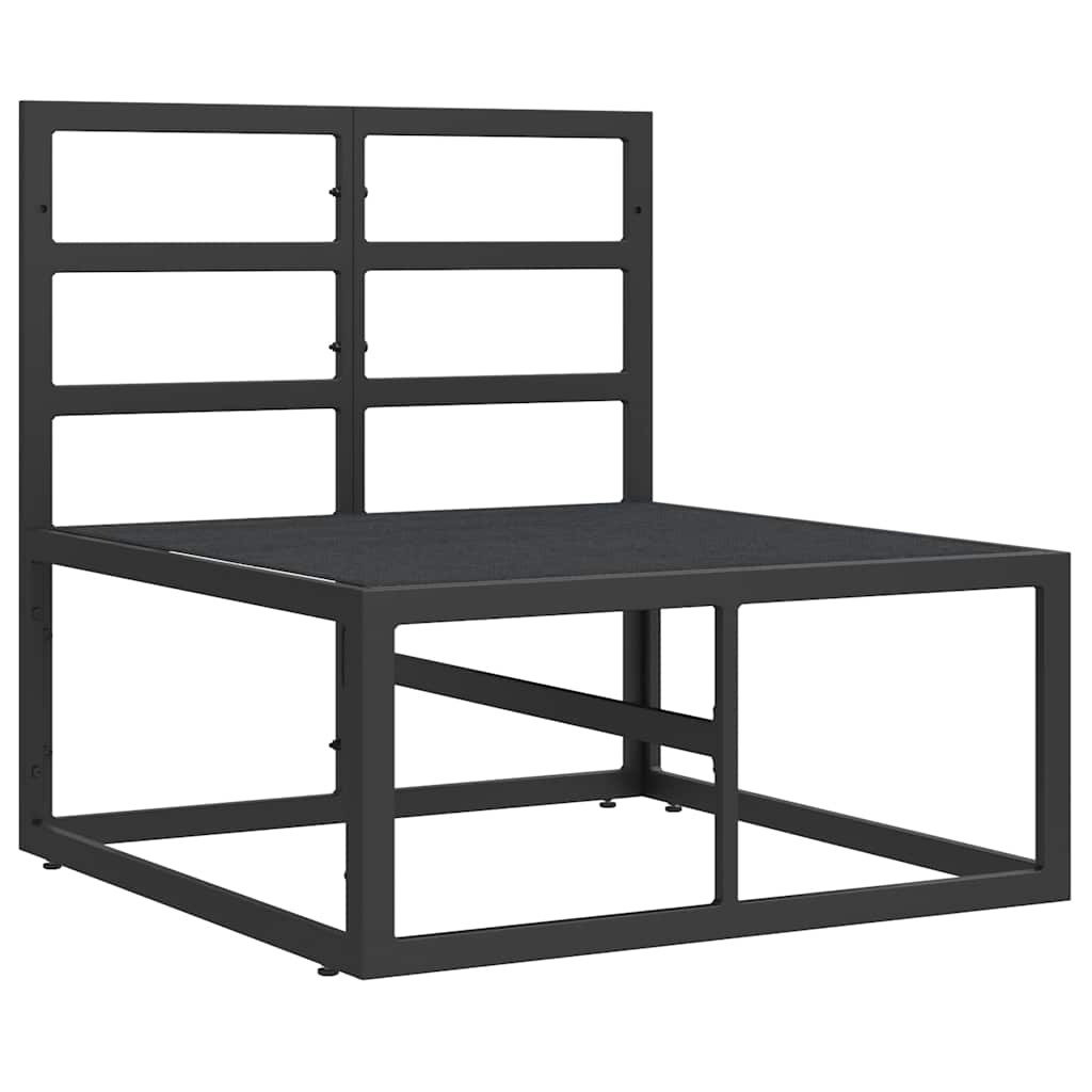 vidaXL Buiten Meubilair Zwart en Anthraciet 70 x 71,5 x 71 cm Metaal