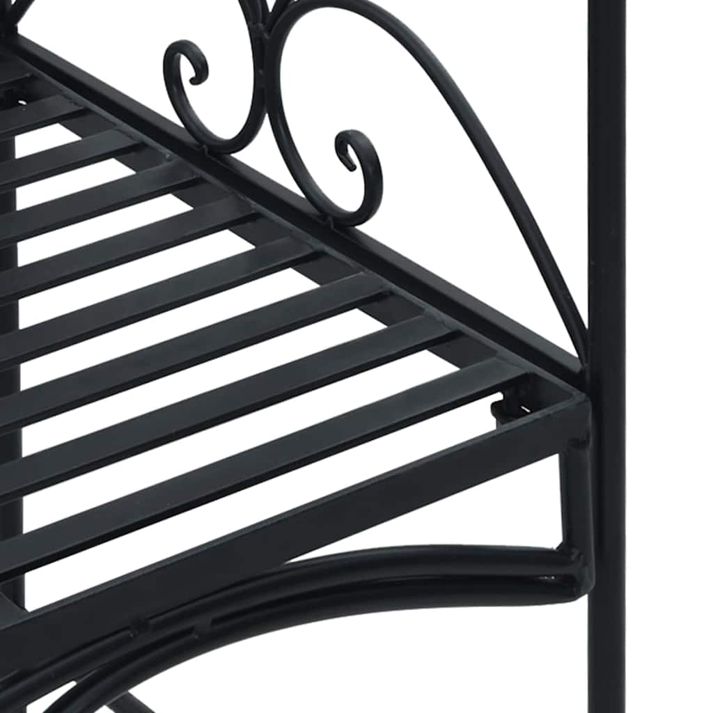 vidaXL Tuinbank Antiek wit 121 x 48 x 200 cm Staal