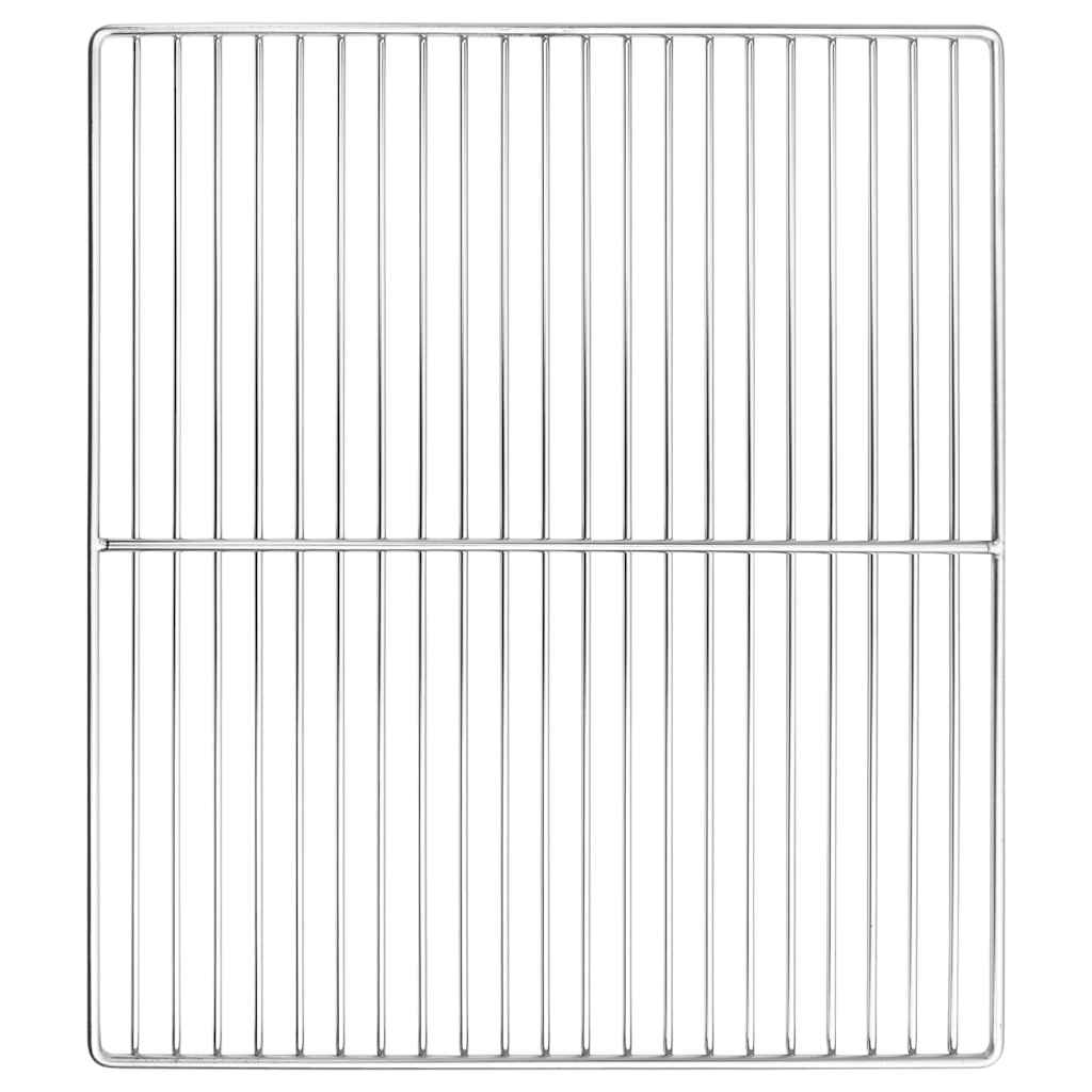 vidaXL Grillrooster Zilver 40 x 30 cm Roestvrij staal