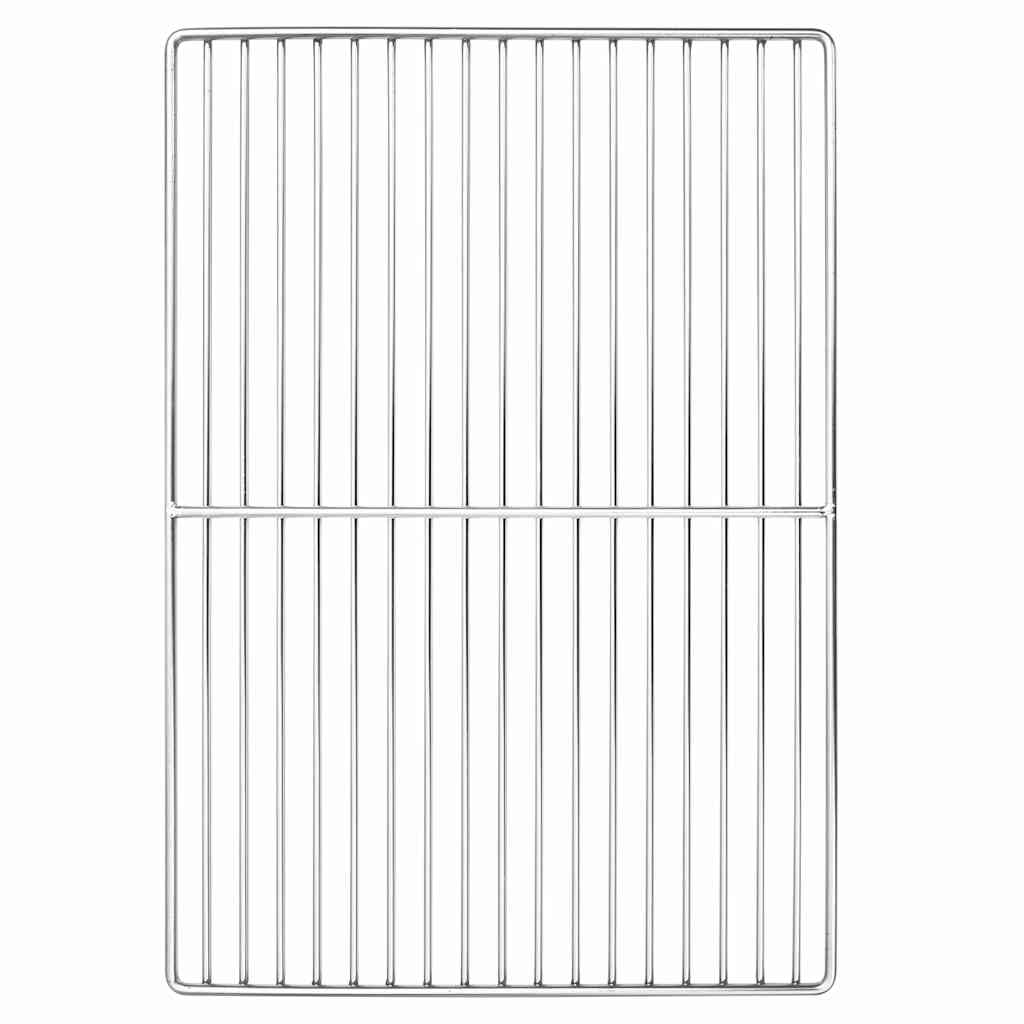 vidaXL Grillrooster Zilver 40 x 30 cm Roestvrij staal