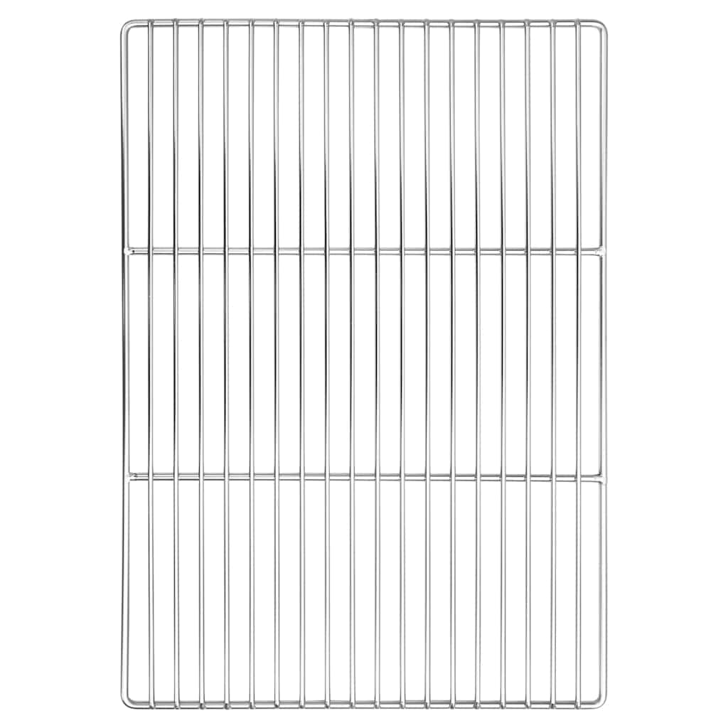 vidaXL Grillrooster Zilver 40 x 30 cm Roestvrij staal