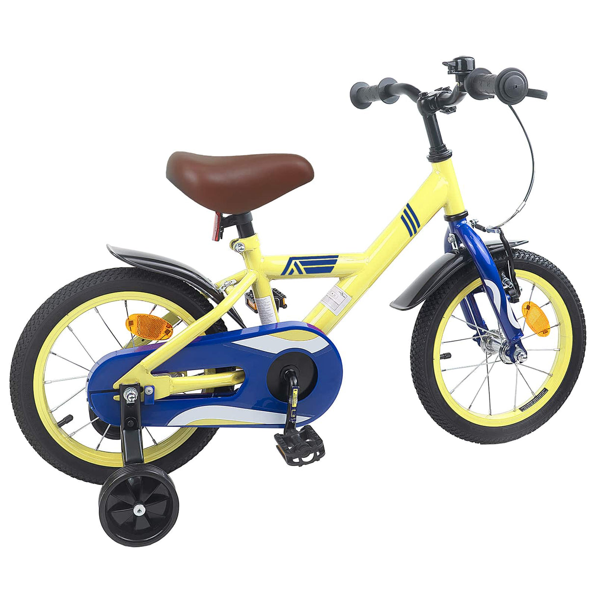 vidaXL Kinderfiets 12 Inch voor 2-4 jaar oud Geel