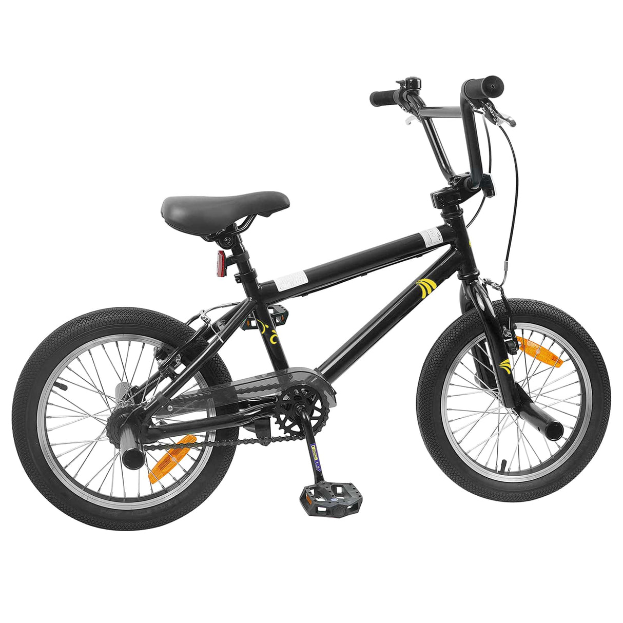 vidaXL BMX Bike 20 Inch for Children Aged 9+ Black