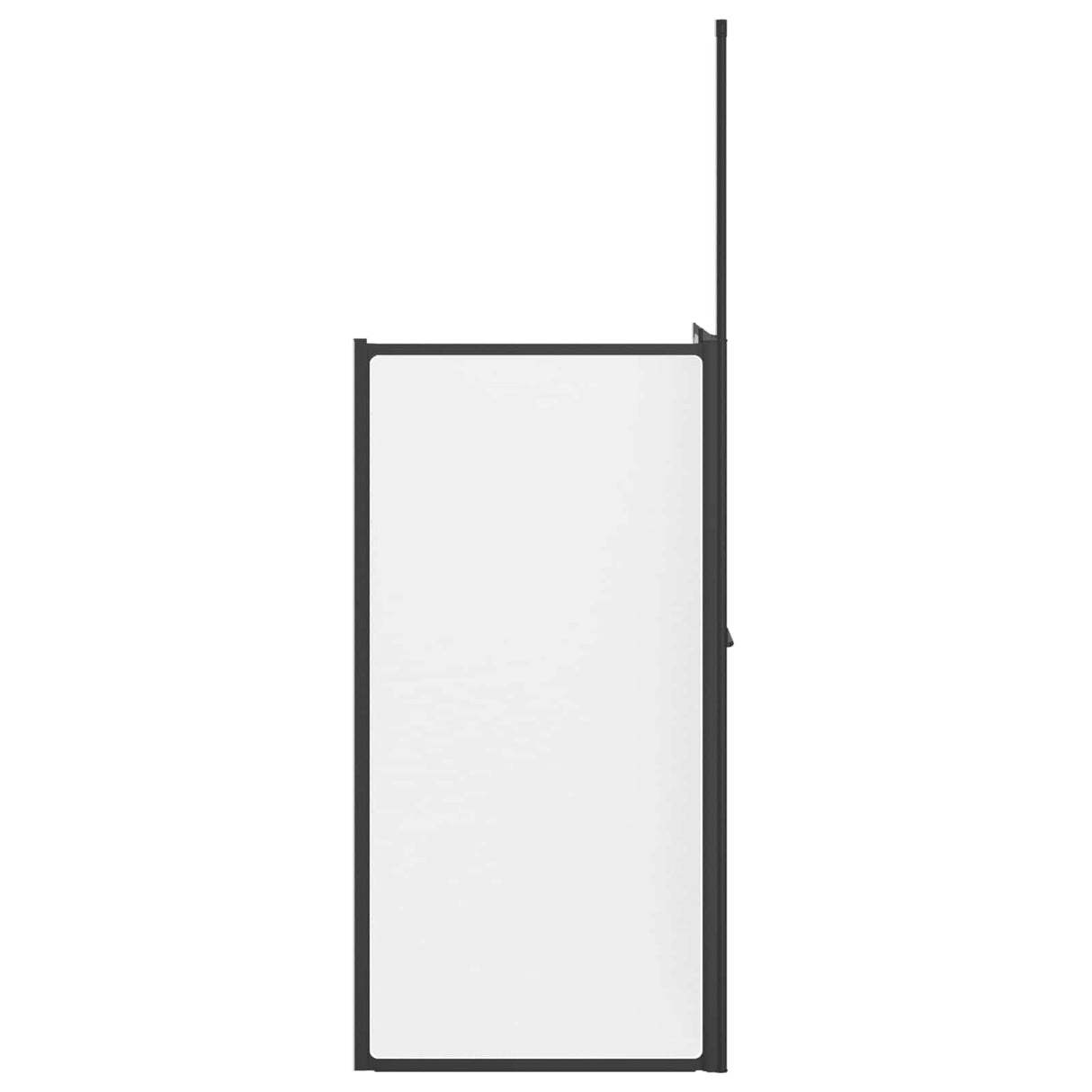 vidaXL Douchescherm Wit 120 x 70 x 137 cm Aluminium