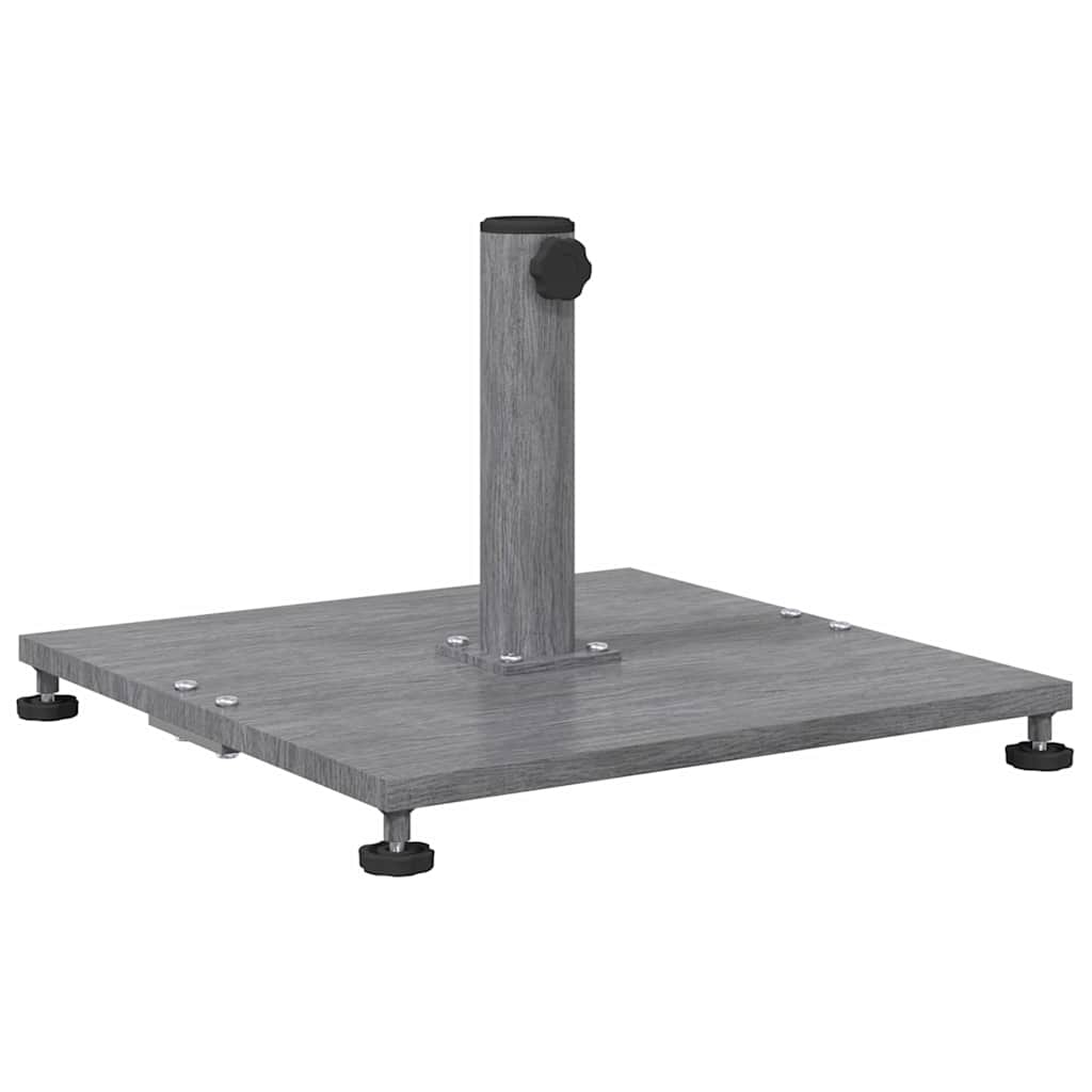 vidaXL Parasol Base Dark Grey Wooden Look 45 x 45 x 31 cm
