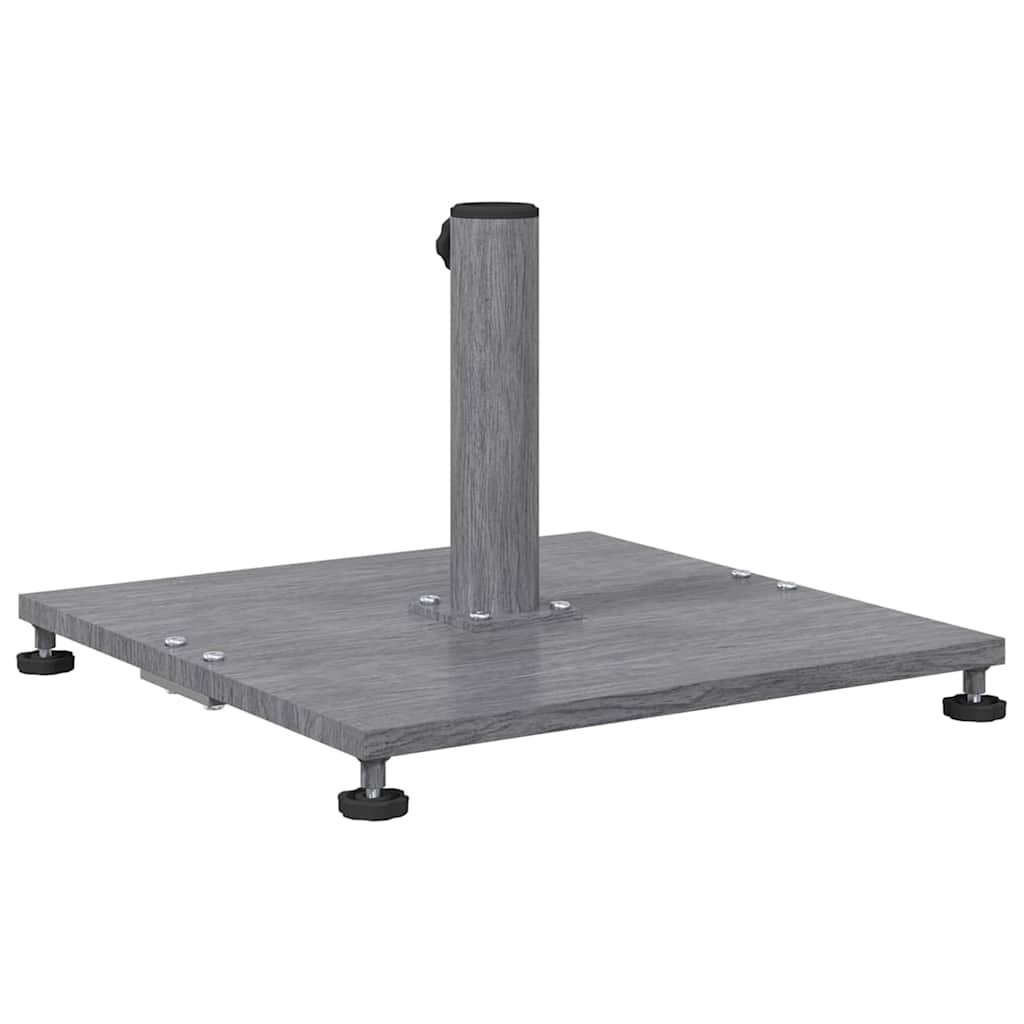 vidaXL Parasol Base Dark Grey Wooden Look 45 x 45 x 31 cm