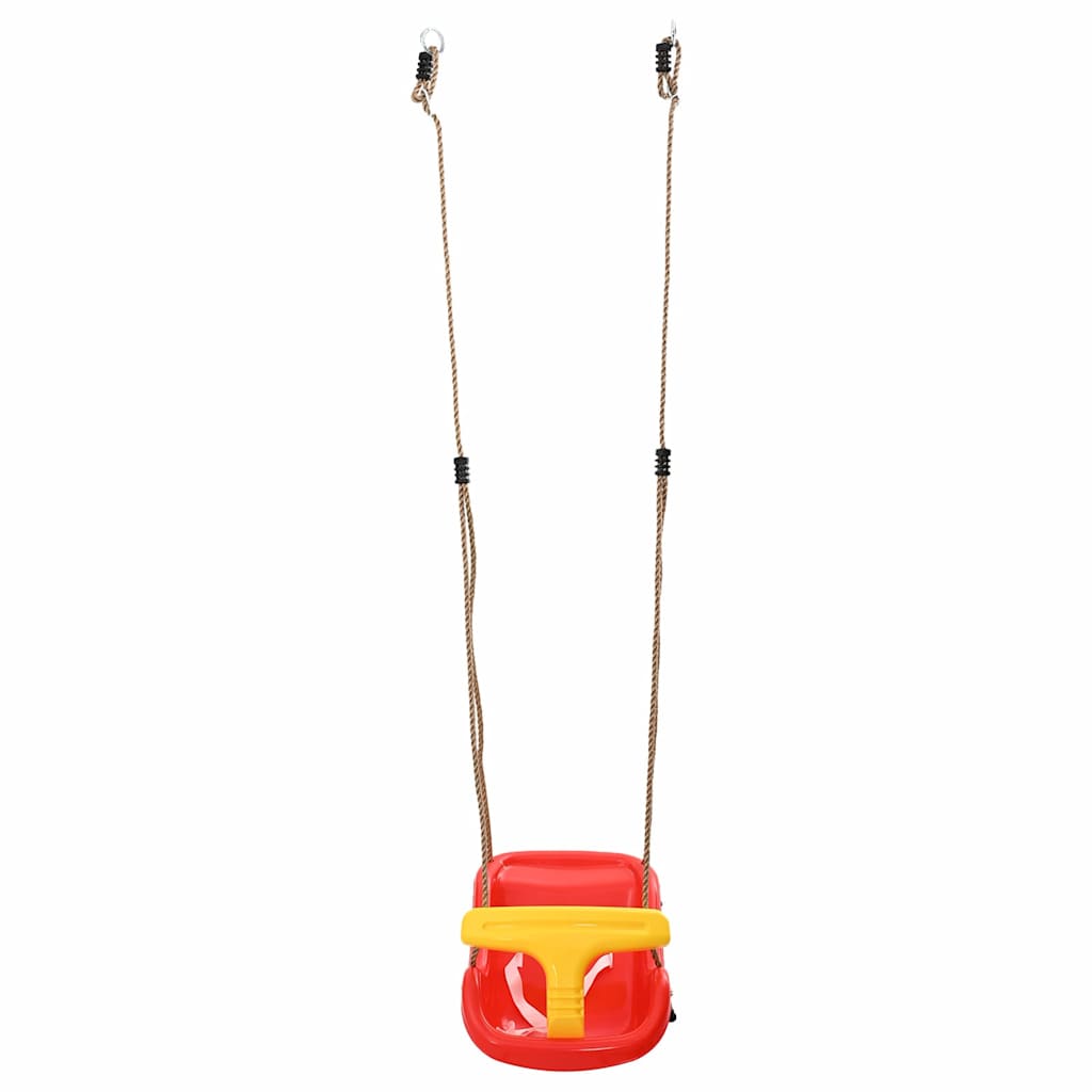 vidaXL Babyschommel 2 pcs Rood 36 x 43 x 42 cm Kunststof