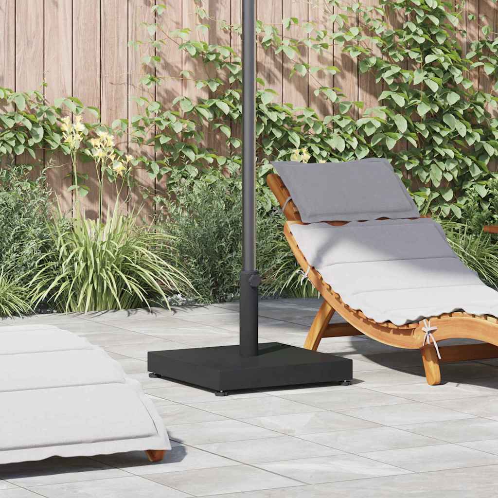 vidaXL Parasolvoet Donkergrijze Houtlook 45 x 45 x 31,5 cm