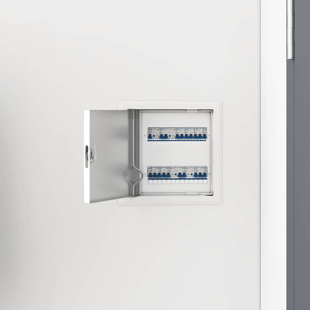 vidaXL Access Panel 2 pcs Wit 63 x 33 x 3 cm Staal