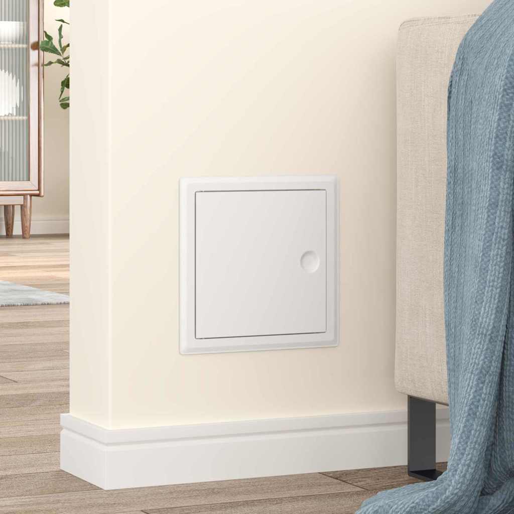 vidaXL Access Panel 2 pcs Wit 63 x 33 x 3 cm Staal
