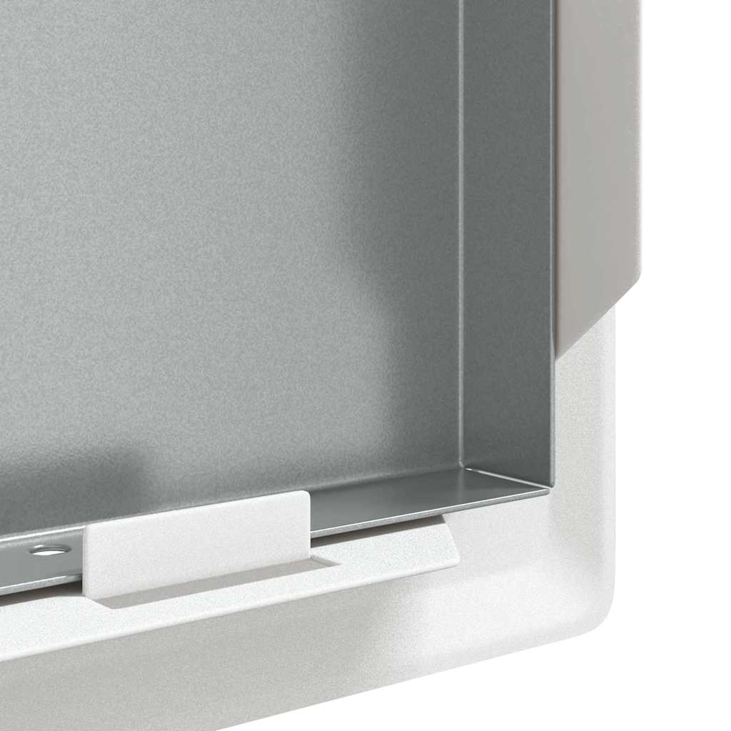 vidaXL Access Panel 2 pcs Wit 63 x 33 x 3 cm Staal