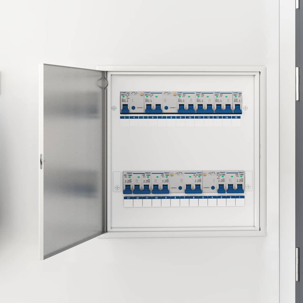 vidaXL Access Panel 2 pcs Wit 63 x 33 x 3 cm Staal