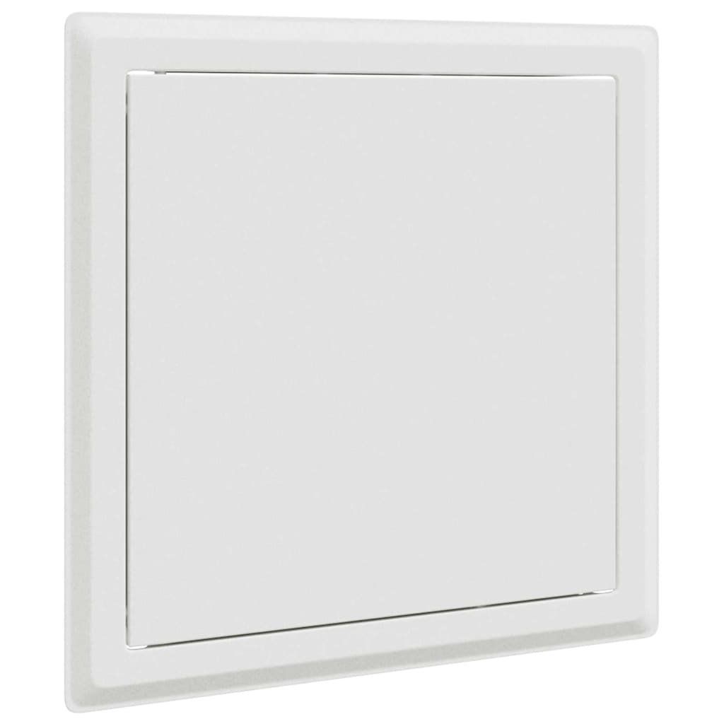 vidaXL Access Panel 2 pcs Wit 23 x 23 x 3 cm Staal