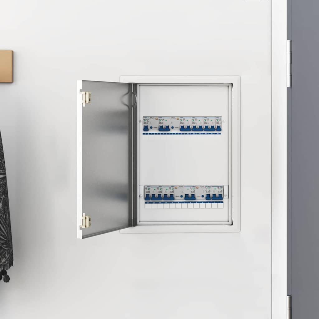 vidaXL Access Panel 2 pcs Wit 23 x 23 x 3 cm Staal