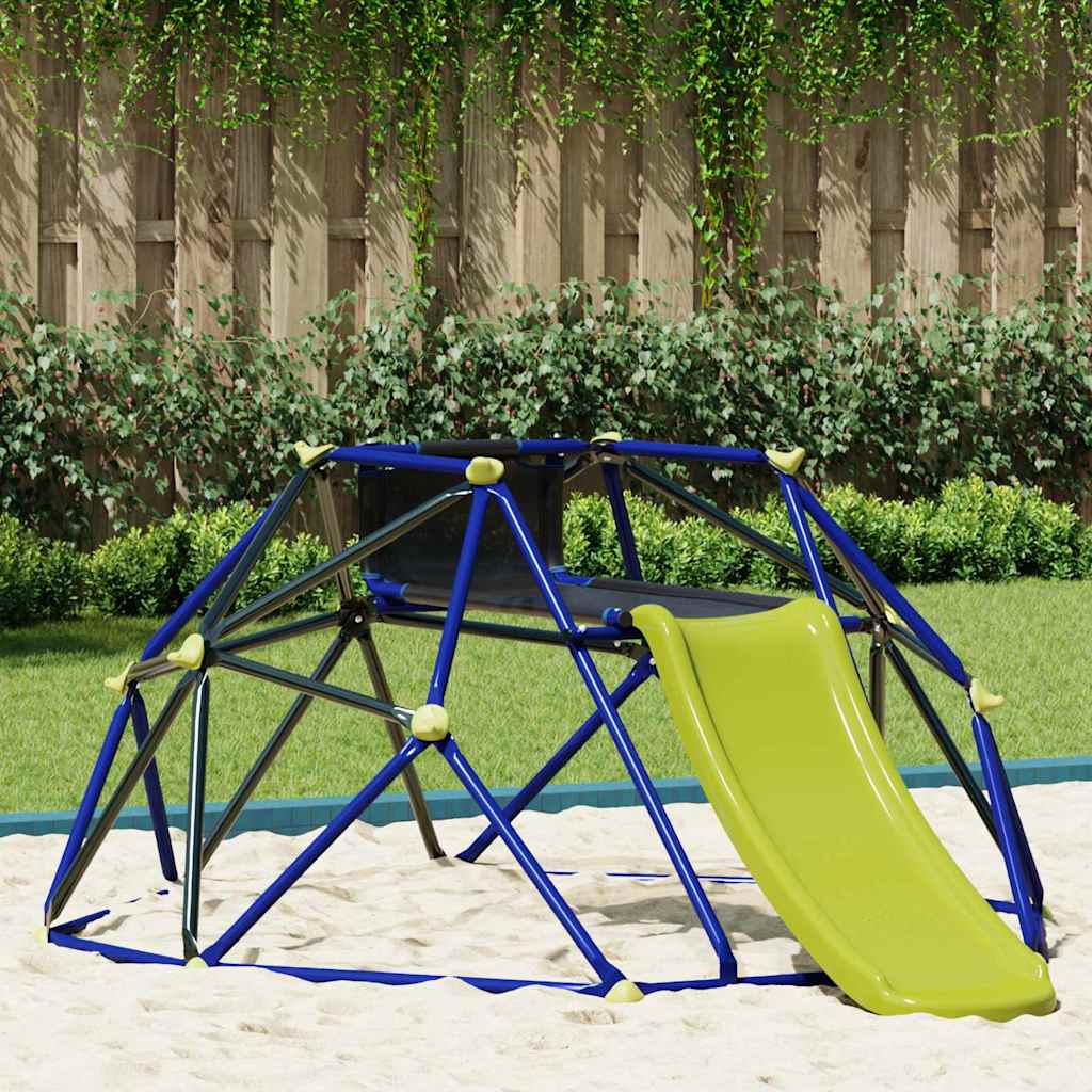 vidaXL Klimdome voor kinderen Blauw 6FT zonder Slide Staal