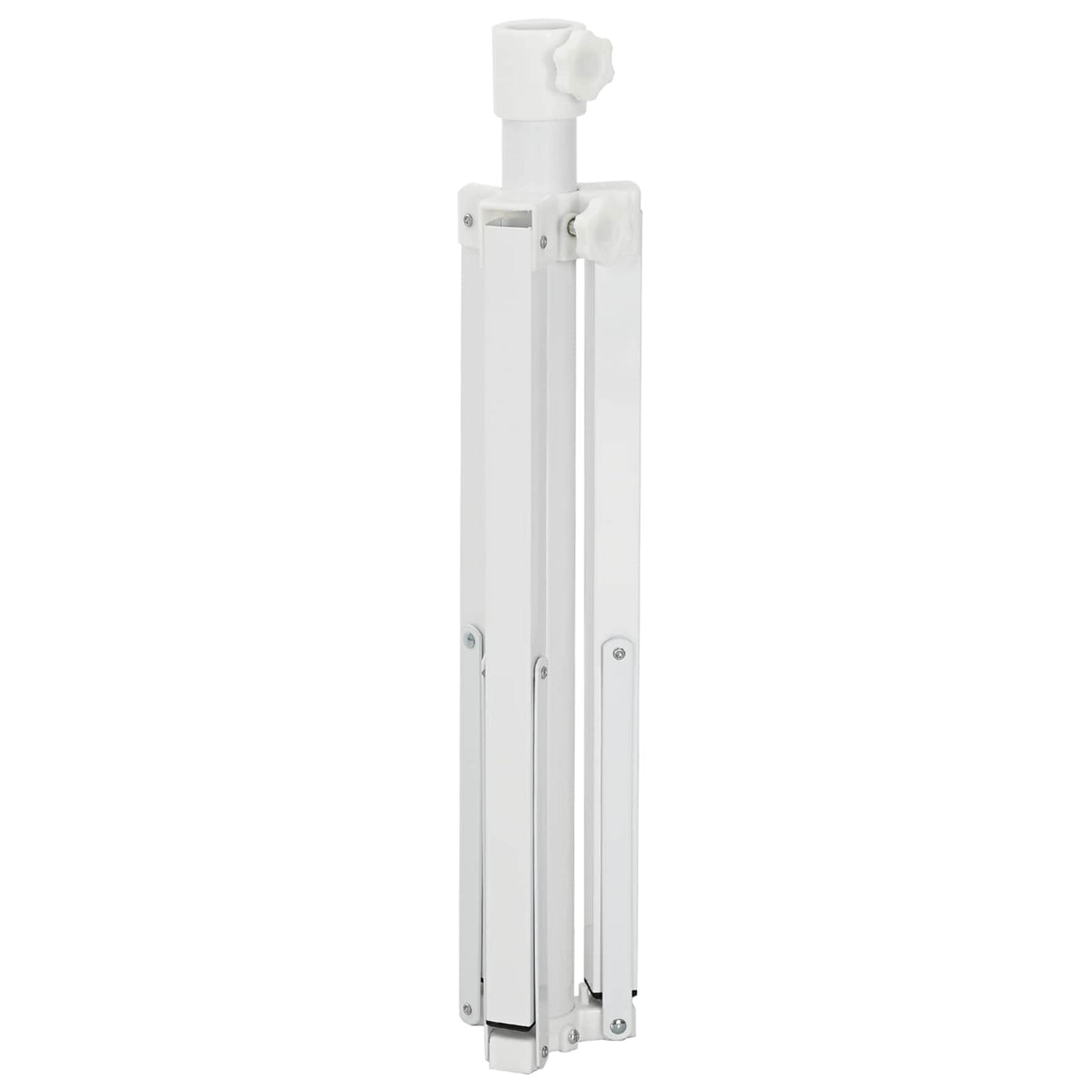 vidaXL Parasol Base White Steel for 25-32 mm Pole