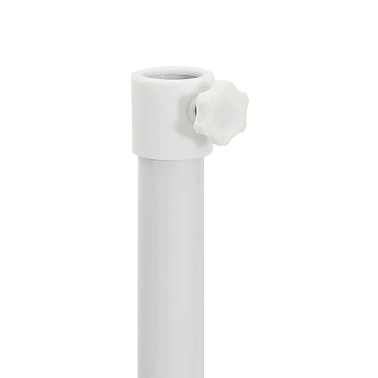 vidaXL Parasol Base White Steel for 25-32 mm Pole