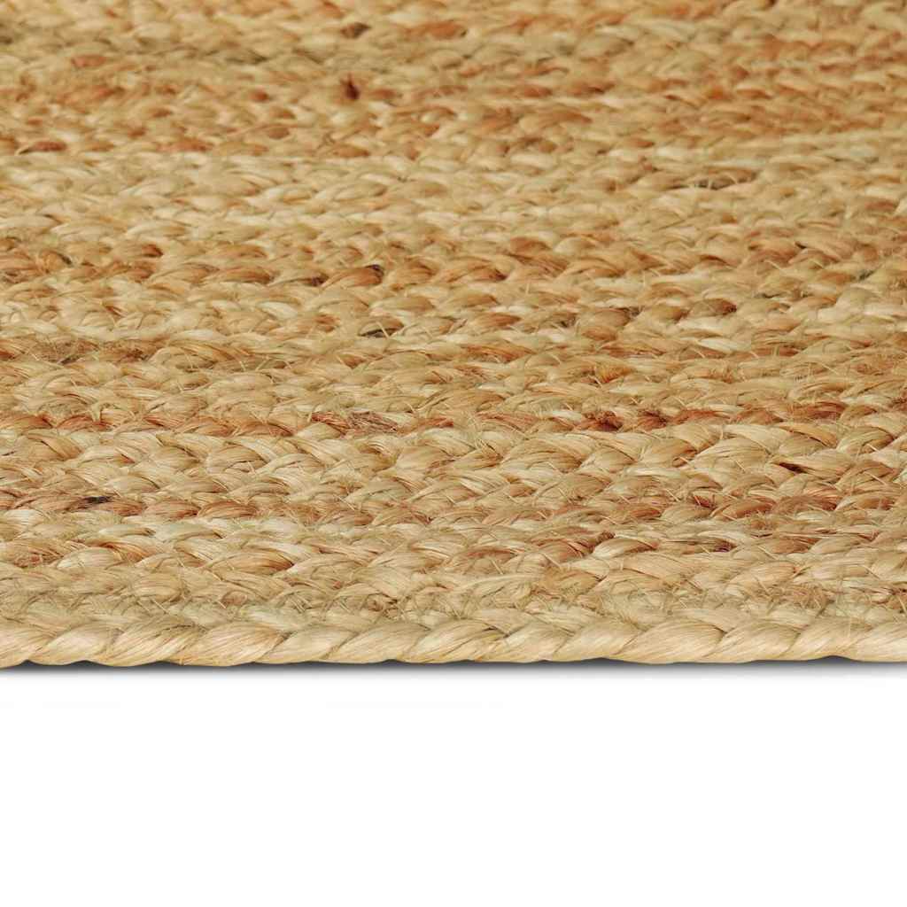 vidaXL Vloerkleden Ovaal Naturel 100 x 152 cm Jute