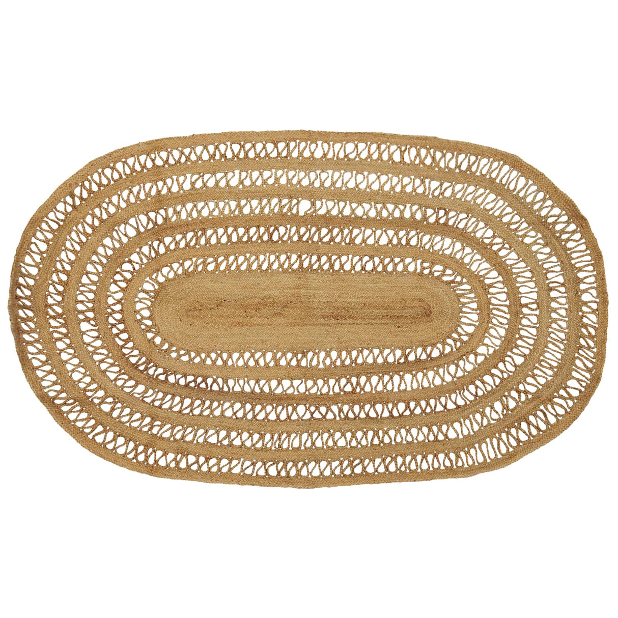 vidaXL Tapijt Bruin 100 x 152 cm Jute