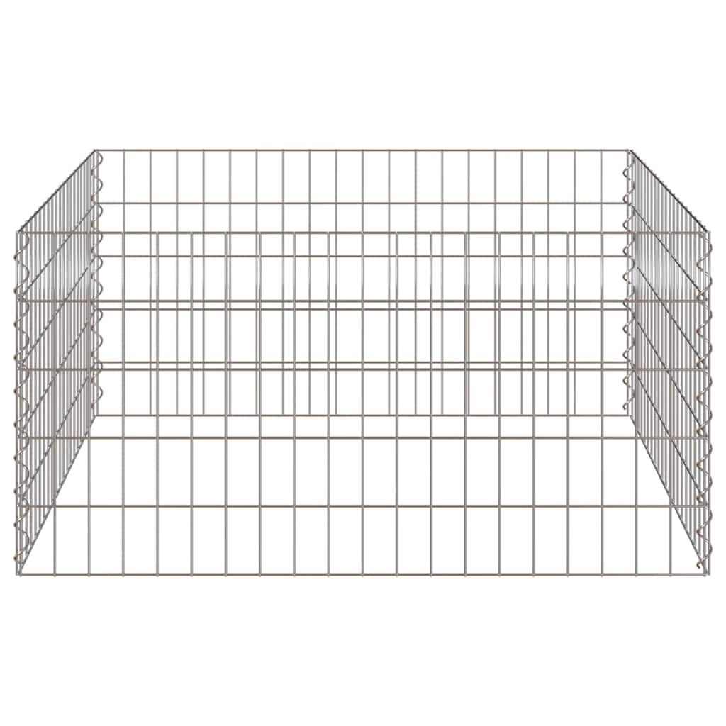 vidaXL Vierkante Komposteerder 50 x 50 x 50 cm IJzer