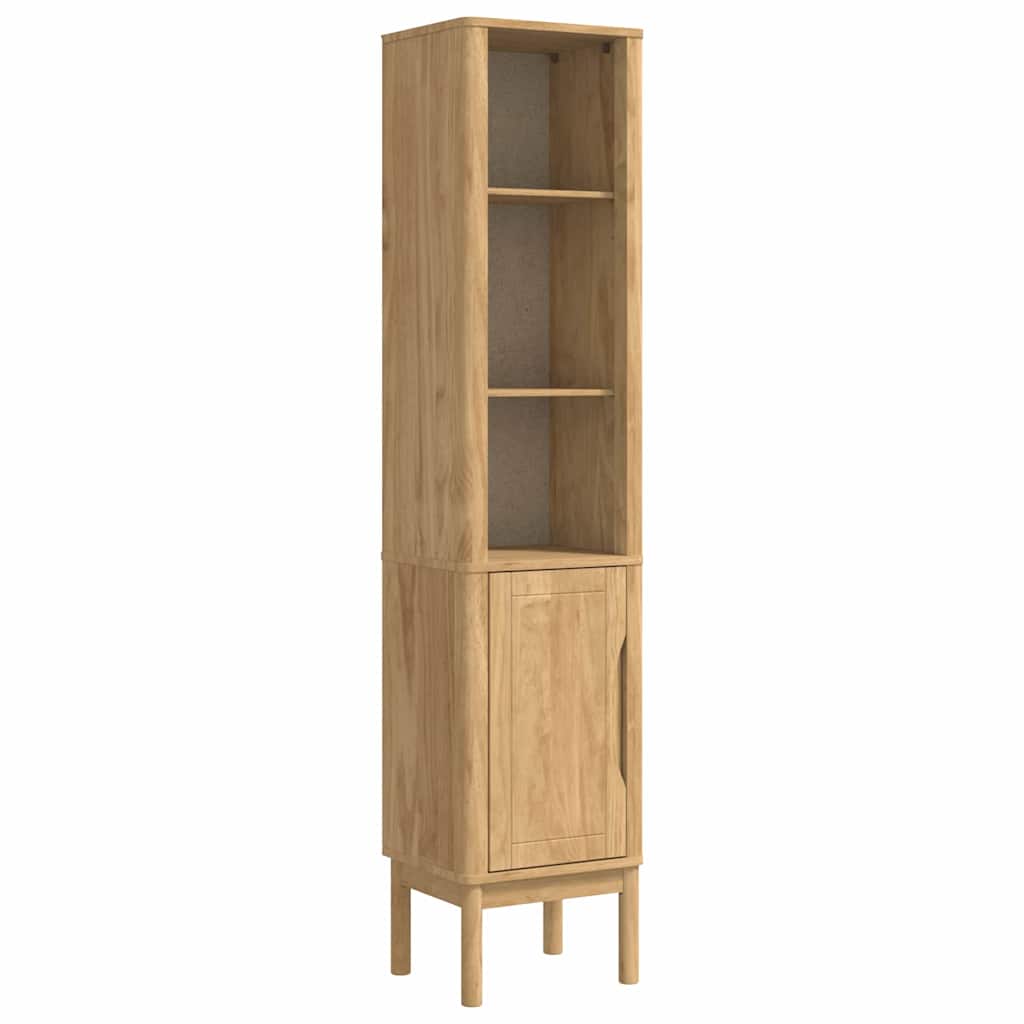 vidaXL Badkamer Hoge Kast met plank FLORO Wasbruin 35 x 30 x 160 cm