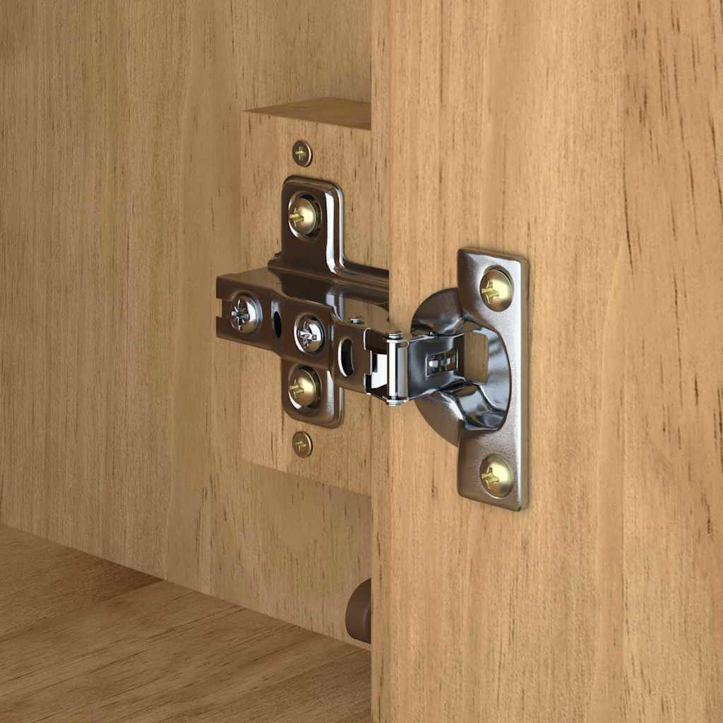 vidaXL Dressoir FLORO Wasbruin 70 x 30 x 70,5 cm Massief vurenhout