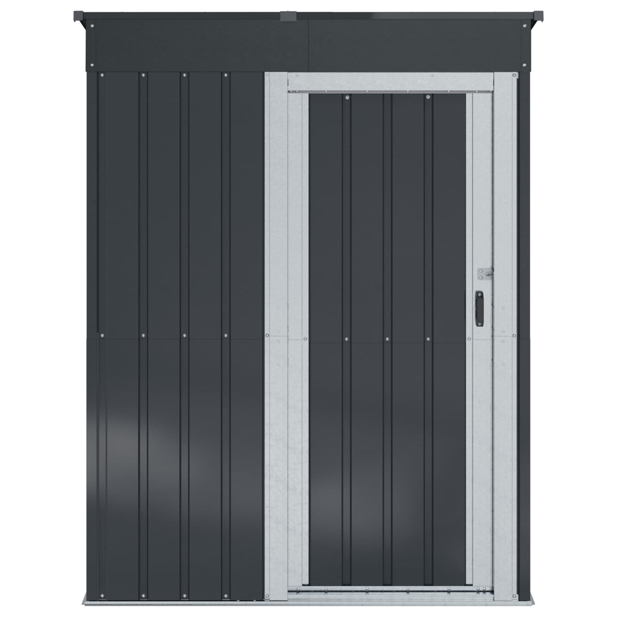 vidaXL Garden Sheds Anthracite 137 x 81 x 180 cm Metal