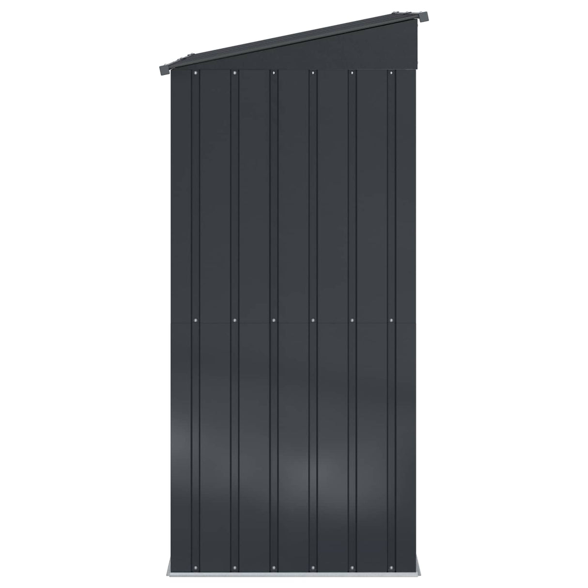 vidaXL Garden Sheds Anthracite 137 x 81 x 180 cm Metal