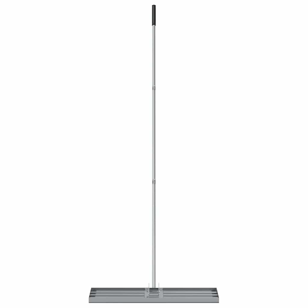 vidaXL Tuinhark Zilver 75 x 25 x 200 cm Roestvrij staal