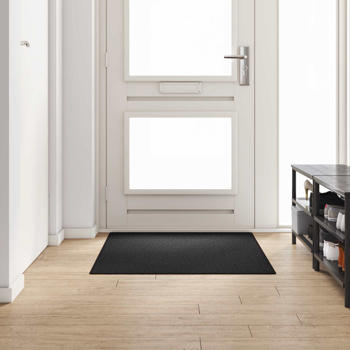 vidaXL Tapijtloper 50x100 cm antracietkleurig