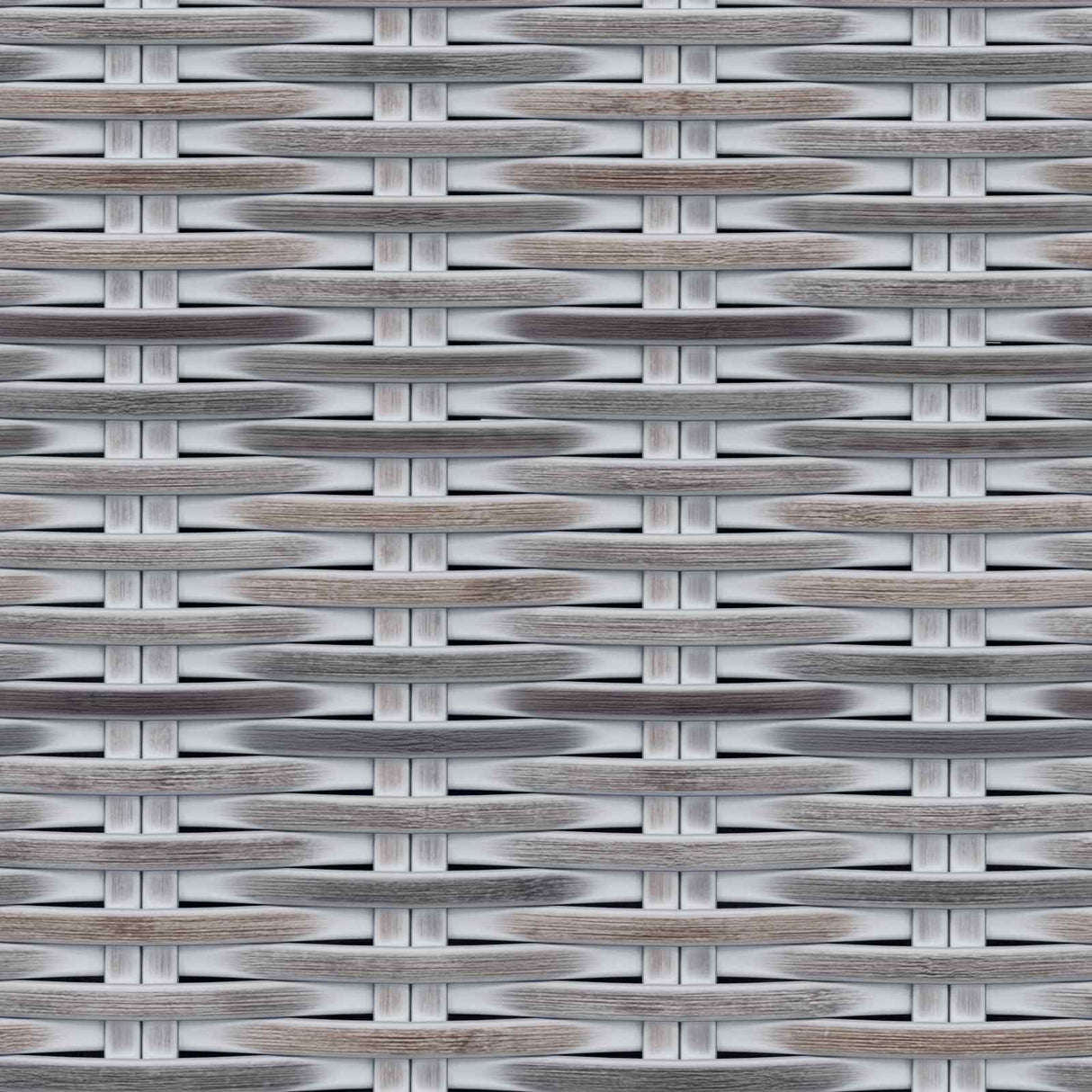 vidaXL Opslagbank met kussen Witte was 110 x 40 x 50 cm Rattan