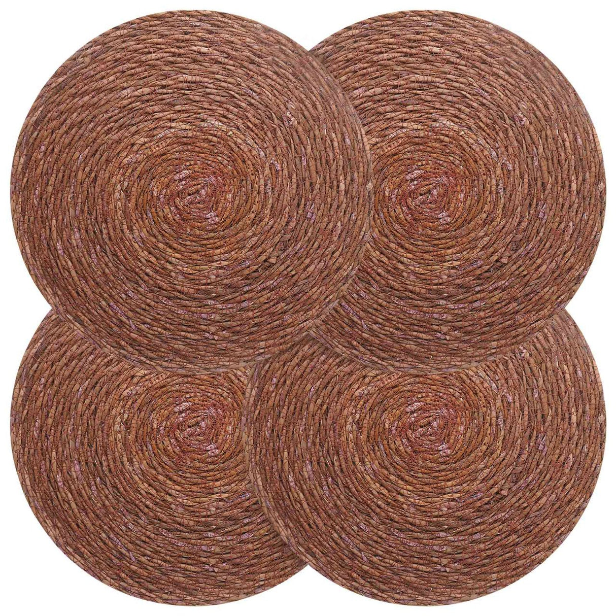 vidaXL Zeewier Placemat 4 st Naturel 100% Zeegras