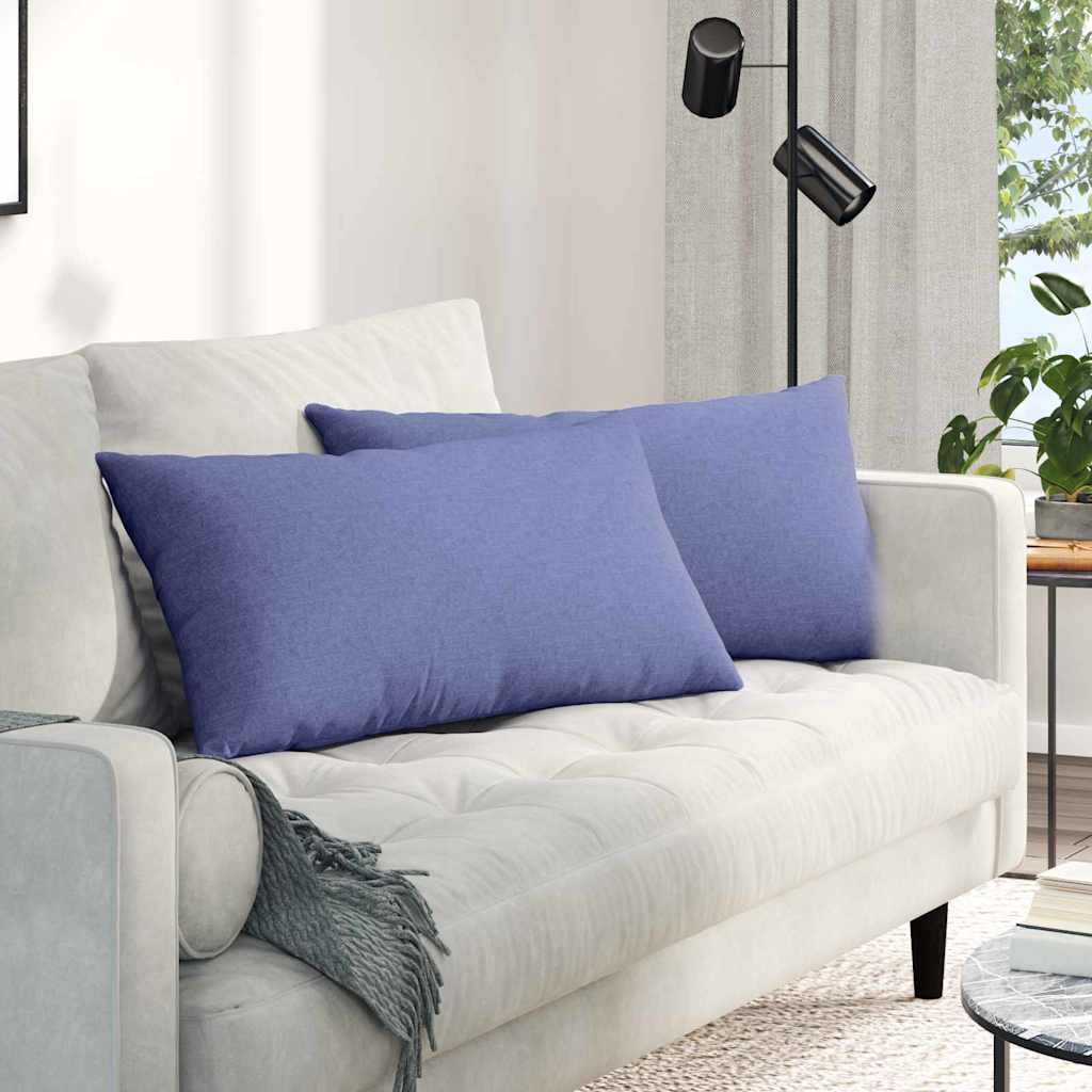 vidaXL Zitkussens 2 pcs Lichtgrijs 50 x 30 cm Stof
