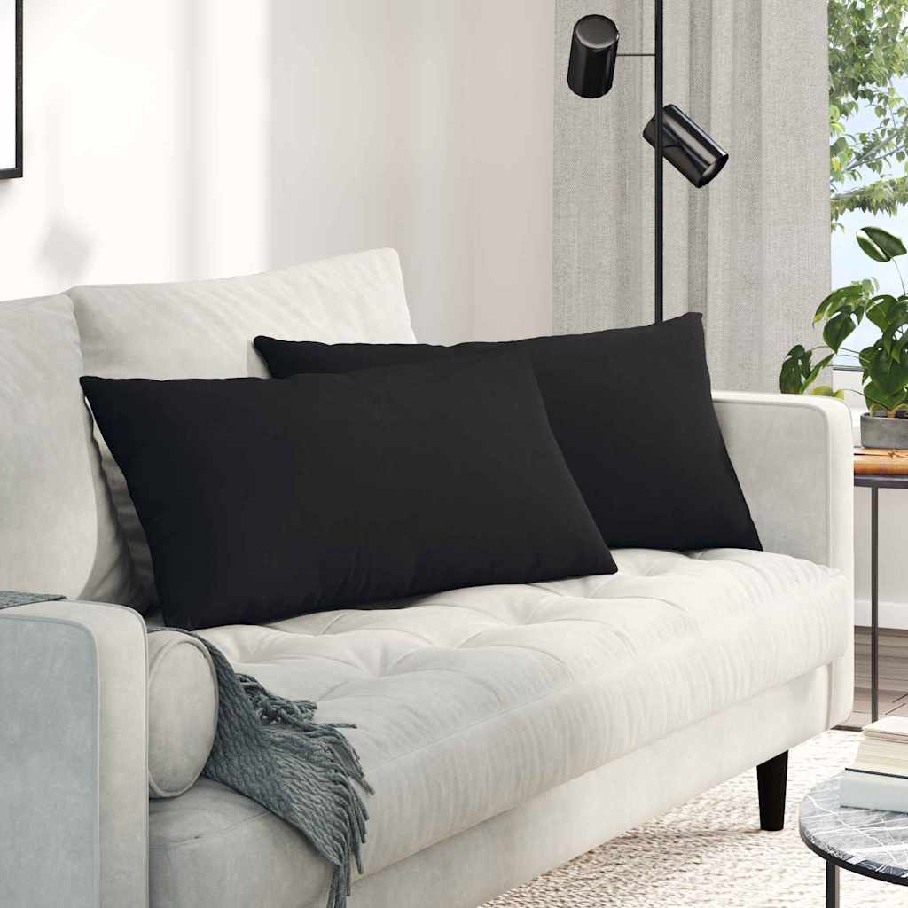 vidaXL Zitkussens 2 pcs Taupe 60 x 40 cm Stof