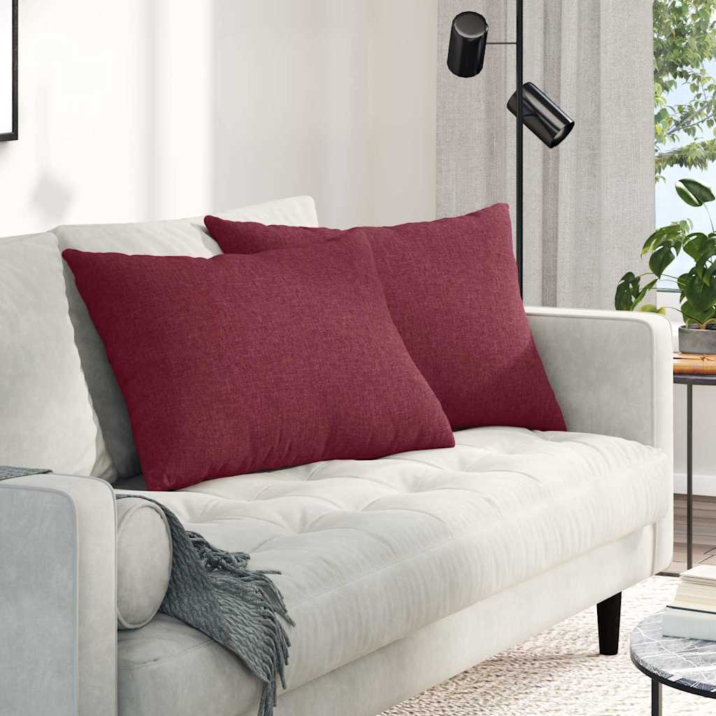 vidaXL Zitkussens 2 pcs Lichtgrijs 50 x 30 cm Stof