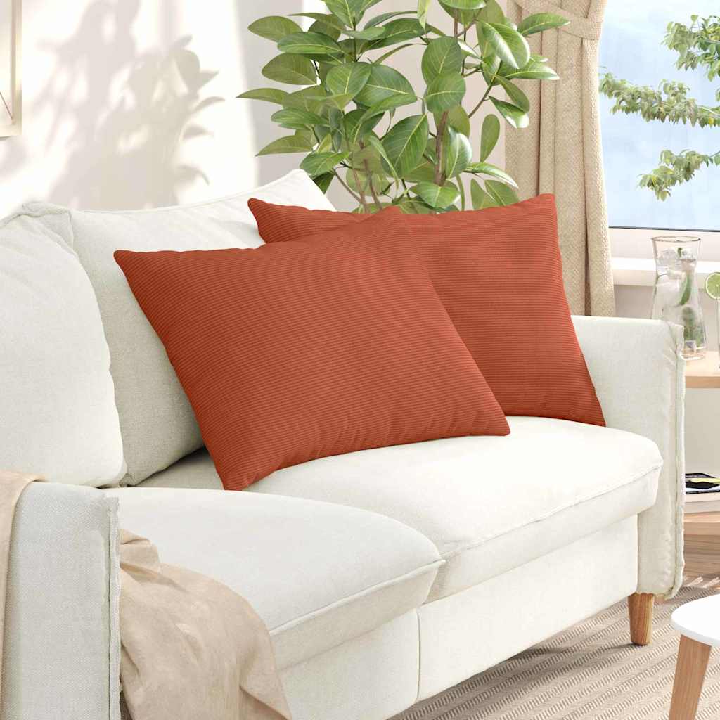 vidaXL Zitkussens 2 pcs Lichtgrijs 50 x 30 cm Corduroy stof