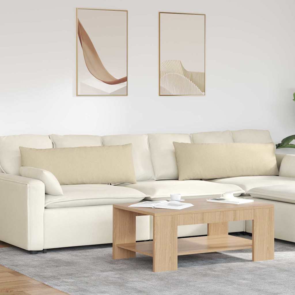 vidaXL Zitkussens 2 pcs Lichtgrijs 50 x 30 cm Stof